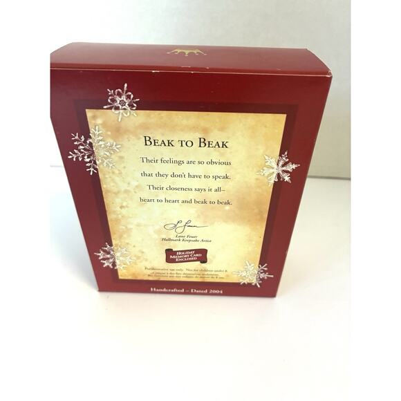 Hallmark Keepsake 2004 “Beak to Beak” Flamingos Ornament – Vintage - Picture 2 of 3